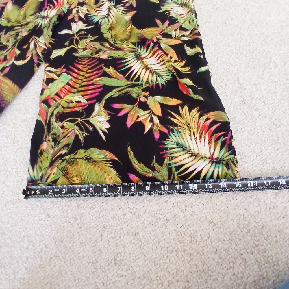 Emma & Michele Womens Size 16 Capri Jumpsuit Romper Floral Boho Resort Wear - Picture 12 of 12